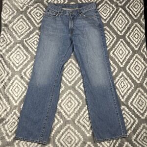 Vintage Lucky Brand Dungarees Jeans Mens 32x33" Blue Denim Classic Boot leg Y2K
